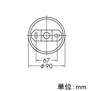 DAIKO 【生産完了品】LED小型シーリングライト ランプ付 白熱灯60W相当 非調光タイプ 4.7W 口金E17 電球色タイプ LED小型シーリングライト ランプ付 白熱灯60W相当 非調光タイプ 4.7W 口金E17 電球色タイプ DCL-39750Y 画像2