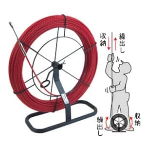 ジェフコム 呼線スタンド 適用φ6.5×50mまで スチール製 呼線スタンド 適用φ6.5×50mまで スチール製 YST-414 画像2