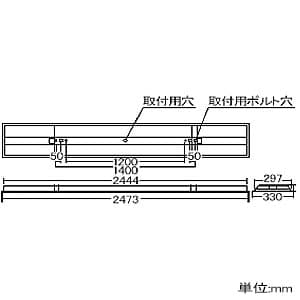 遠藤照明 【生産完了品】LEDベースライト 《LEDZ SDシリーズ SOLID TUBELite》 110Wタイプ 埋込タイプ 下面開放形 高効率省エネタイプ 13500lmタイプ Hf86W×2灯高出力型器具相当 昼白色 非調光タイプ LEDベースライト 《LEDZ SDシリーズ SOLID TUBELite》 110Wタイプ 埋込タイプ 下面開放形 高効率省エネタイプ 13500lmタイプ Hf86W×2灯高出力型器具相当 昼白色 非調光タイプ ERK9826W+RAD-701N 画像2