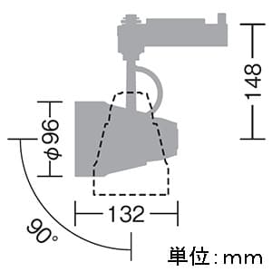 DAIKO 【生産完了品】LEDスポットライト LZ1 VERY NARROW モジュールタイプ φ50 12Vダイクロハロゲン85W形60W相当 調光タイプ 配光角8°白色タイプ LEDスポットライト LZ1 VERY NARROW モジュールタイプ φ50 12Vダイクロハロゲン85W形60W相当 調光タイプ 配光角8°白色タイプ LZS-92382NW 画像2