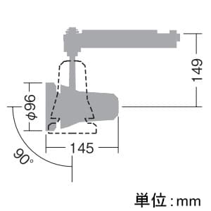 DAIKO 【生産完了品】LEDスポットライト COBタイプ 制御レンズ付 CDM-T35W相当 非調光タイプ 配光角25°生鮮食品用40W 青果向け 高彩色 ホワイト LEDスポットライト COBタイプ 制御レンズ付 CDM-T35W相当 非調光タイプ 配光角25°生鮮食品用40W 青果向け 高彩色 ホワイト LZS-91515NW 画像2