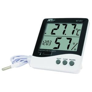 マザーツール デジタルデカ文字温湿度計 コンフォート表示・IN/OUT機能・アラーム機能付 MT-893