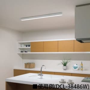 DAIKO 【生産完了品】LEDキッチンライト 電球色 非調光タイプ Hf32Wタイプ 片側配光 天井取付専用 LEDキッチンライト 電球色 非調光タイプ Hf32Wタイプ 片側配光 天井取付専用 DCL-38486Y 画像2