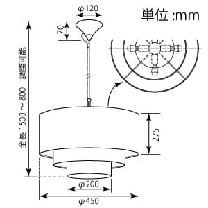 PD-2633-L (山田照明)｜使用電球:LED｜業務用照明器具｜電材堂【公式】