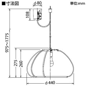 DAIKO 【生産完了品】LED和風ペンダントライト 電球色 非調光タイプ E26口金 白熱灯100Wタイプ 引掛シーリング取付式 LED和風ペンダントライト 電球色 非調光タイプ E26口金 白熱灯100Wタイプ 引掛シーリング取付式 DPN-38874Y 画像2