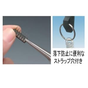 エンジニア ミニチュアロングノーズペンチ ESD対応 呼びサイズ125mm バネ付 ミニチュアロングノーズペンチ ESD対応 呼びサイズ125mm バネ付 PS-03 画像2