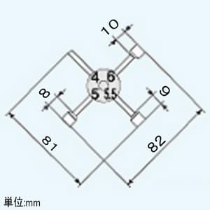 エンジニア 【生産完了品】クロスナットドライバー 対辺4・5・5.5・6mm クロスナットドライバー 対辺4・5・5.5・6mm DZ-03 画像2