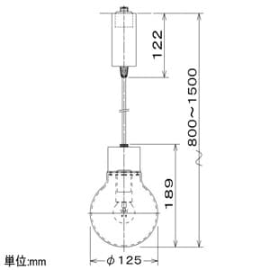 コイズミ照明 【生産完了品】LEDランプ交換可能型ペンダントライト 《ethane》 ライティングレール取付タイプ 1.8W 電球形クリアランプ 口金E17 電球色 LEDランプ交換可能型ペンダントライト 《ethane》 ライティングレール取付タイプ 1.8W 電球形クリアランプ 口金E17 電球色 AP46398L 画像2