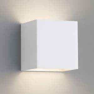 コイズミ照明 LED一体型ブラケットライト 《MINI》 埋込タイプ 埋込穴φ50mm 6.6W 白熱球60W相当 電球色 セード:樹脂・白色 AB41324L