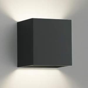 コイズミ照明 LED一体型ブラケットライト 《MINI》 埋込タイプ 埋込穴φ50mm 6.6W 白熱球60W相当 電球色 セード:樹脂・黒色 AB41325L