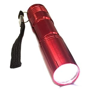 日本協能電子 ポケットLEDトーチ LED×1灯 単3形水電池・アルカリ電池(テスト用)付 レッド NWP-NAL-R