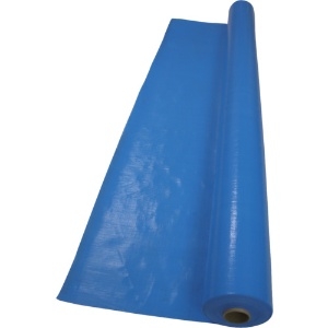萩原工業 ブルークロス 防水タイプ 幅1.8×長さ100m 厚み0.07mm ブルー QBC183B
