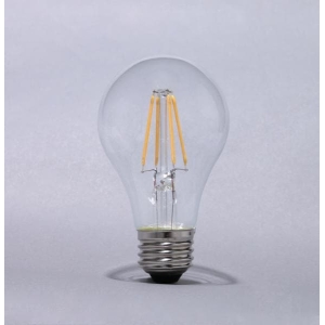 アイリスオーヤマ 【販売終了】LEDフィラメント電球 クリアタイプ 一般電球40形相当 電球色 E26口金 密閉形器具対応 LDA4L-G-FC