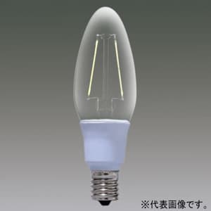 アイリスオーヤマ 【販売終了】LEDフィラメント電球 シャンデリア形 クリアタイプ 小形電球25形相当 昼白色 E17口金 調光器対応 LDC2N-G-E17/D-FC