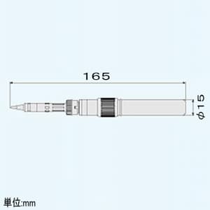 エンジニア 【生産完了品】コードレス半田コテ 《コテライザー》 ガス触媒発熱方式(手動着火) 最大約450℃ ガス充填量6ml コードレス半田コテ 《コテライザー》 ガス触媒発熱方式(手動着火) 最大約450℃ ガス充填量6ml SKA-50 画像2