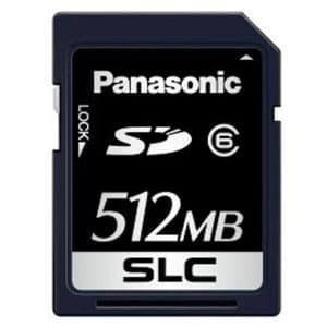 パナソニック 【生産完了品】業務用SDメモリーカード FXシリーズ SLCタイプ 512MB 書換え回数約6000回 RP-SDFC51SW1