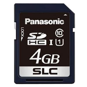 パナソニック 【生産完了品】業務用SDメモリーカード FXシリーズ SLCタイプ 4GB 書換え回数約6000回 UHS-I対応 RP-SDFC04SW0
