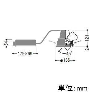 コイズミ照明 【生産完了品】LEDユニバーサルダウンライト 高彩度vividcolorタイプ 1500lmクラス HID35W相当 FreshPINK色 埋込穴φ125mm 照度角30° LEDユニバーサルダウンライト 高彩度vividcolorタイプ 1500lmクラス HID35W相当 FreshPINK色 埋込穴φ125mm 照度角30° XD44583L 画像2