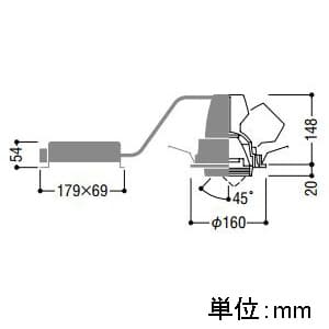 コイズミ照明 【生産完了品】LEDユニバーサルダウンライト 超狭角タイプ 2000lmクラス HID35〜50W相当 電球色 埋込穴φ150mm 照度角8° LEDユニバーサルダウンライト 超狭角タイプ 2000lmクラス HID35〜50W相当 電球色 埋込穴φ150mm 照度角8° XD44406L 画像2