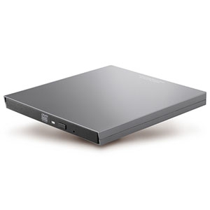 ELECOM Mac用ポータブルDVDドライブ USB3.1 Gen1対応 グレー LDR-PVB8U3MGY