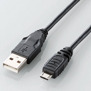 ELECOM MicroUSBケーブル USB-Micro 長さ1.5m GM-U2CAMB15BK