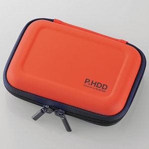ELECOM ポータブルHDDケース セミハードタイプ Sサイズ オレンジ ポータブルHDDケース セミハードタイプ Sサイズ オレンジ HDC-SH001DR