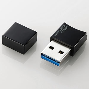 ELECOM USB3.0対応microSD専用メモリカードリーダ 1スロット 8メディア対応 USB3.0対応microSD専用メモリカードリーダ 1スロット 8メディア対応 MR3-C008BK