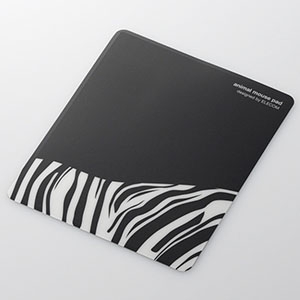 ELECOM 【生産完了品】マウスパッド 《animal mousepad》 シマウマ MP-111A