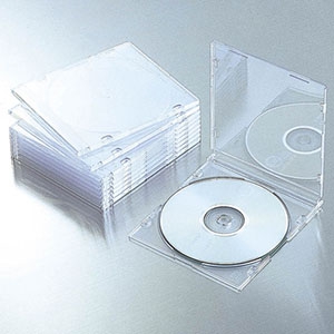 ELECOM Blu-ray・DVD・CDケース スリムタイプ 1枚収納 10枚セット クリア Blu-ray・DVD・CDケース スリムタイプ 1枚収納 10枚セット クリア CCD-JSCS10CR