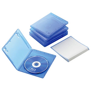 ELECOM Blu-rayディスクケース 1枚収納 5枚セット Blu-rayディスクケース 1枚収納 5枚セット CCD-BLU105CBU