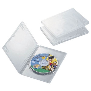 ELECOM DVDトールケース 1枚収納 3枚セット クリア DVDトールケース 1枚収納 3枚セット クリア CCD-DVD01CR