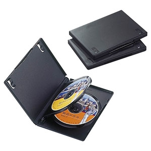 ELECOM DVDトールケース 3枚収納 3枚セット ブラック DVDトールケース 3枚収納 3枚セット ブラック CCD-DVD07BK
