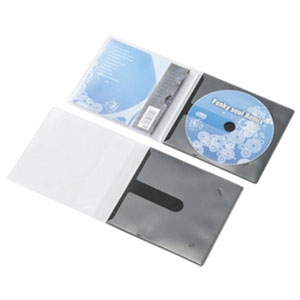 ELECOM CD・DVD用ソフトケース スリムタイプ 1枚収納 30枚入 CD・DVD用ソフトケース スリムタイプ 1枚収納 30枚入 CCD-DPC30BK