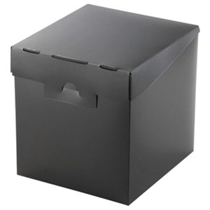 ELECOM メディアケース収納ボックス 組立式タイプ ブラック メディアケース収納ボックス 組立式タイプ ブラック CCD-MB01BK
