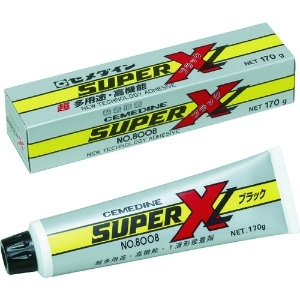 セメダイン 超多用途・高機能接着剤 スーパーX8008L 無溶剤タイプ 低粘度型 チューブタイプ 容量135ml AX-125