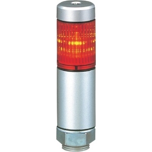 パトライト LED超小型積層信号灯 点灯・ショートボディタイプ φ30mm 1段式(赤) MPS-102-R