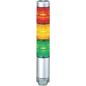 パトライト LED超小型積層信号灯 点灯・ショートボディタイプ φ30mm 3段式(赤・黄・緑) LED超小型積層信号灯 点灯・ショートボディタイプ φ30mm 3段式(赤・黄・緑) MPS-302-RYG