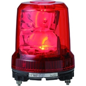 パトライト LED大型回転灯 《パトライト》 強耐震型 定格電圧AC100〜240V φ162mm 赤 LED大型回転灯 《パトライト》 強耐震型 定格電圧AC100〜240V φ162mm 赤 RLR-M2-R
