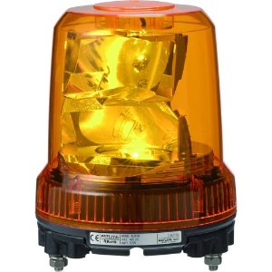 パトライト LED大型回転灯 《パトライト》 強耐震型 定格電圧AC100〜240V φ162mm 黄 LED大型回転灯 《パトライト》 強耐震型 定格電圧AC100〜240V φ162mm 黄 RLR-M2-Y