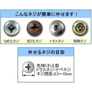 エンジニア ネジザウルスRX 頭の低いネジ・大きいネジ用 全長190mm ネジザウルスRX 頭の低いネジ・大きいネジ用 全長190mm PZ-59 画像2