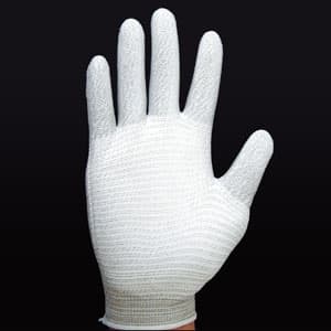 エンジニア 【在庫限り】導電性手袋 パームコート Mサイズ 導電性手袋 パームコート Mサイズ ZC-48 画像2