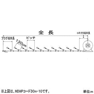 MDWPコード30m-10 (長谷川製作所)｜延長コード｜工具・作業用品｜電材