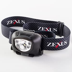 冨士灯器 【生産完了品】LEDヘッドライト ワイド照射アドバンスモデル 防沫形IPX4相当 《ZEXUS》 LEDヘッドライト ワイド照射アドバンスモデル 防沫形IPX4相当 《ZEXUS》 ZX-260