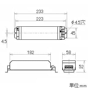 コイズミ照明 【生産完了品】専用電源ユニット ON-OFFタイプ 非調光タイプ 100〜254V対応 専用電源ユニット ON-OFFタイプ 非調光タイプ 100〜254V対応 XE91225E 画像3