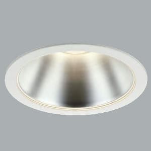 コイズミ照明 LEDベースダウンライト 防雨型 1000lmクラス 白熱球100W相当 温白色 埋込穴φ125mm 照度角50° ファインホワイト AD45809L