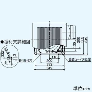 VD-18ZXP10-C (三菱)｜三菱製 天井埋込形｜換気扇｜電材堂【公式】