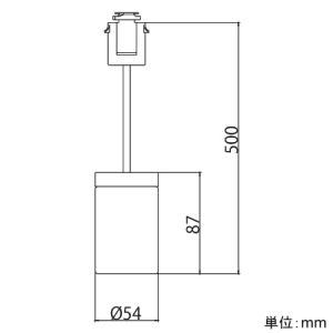 ビートソニック 【生産完了品】LEDペンダントライト 《blanc2 Simple》 ライティングレール取付専用 E39口金 電球別売 白 LEDペンダントライト 《blanc2 Simple》 ライティングレール取付専用 E39口金 電球別売 白 P06R91-05VW 画像2