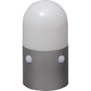 アイリスオーヤマ 【生産完了品】LEDセンサーライト 屋外用 IP44 スタンドタイプ 丸形 電池式 白色 OSL-MN2M-WS