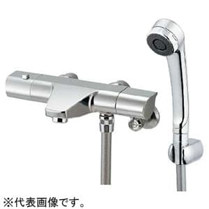 カクダイ 【販売終了】サーモスタットシャワー混合栓 節湯型 壁付タイプ 逆流防止機能付 173-076