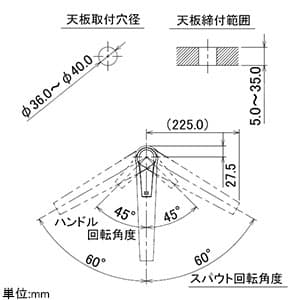117-126 (カクダイ)｜混合栓｜管材｜電材堂【公式】